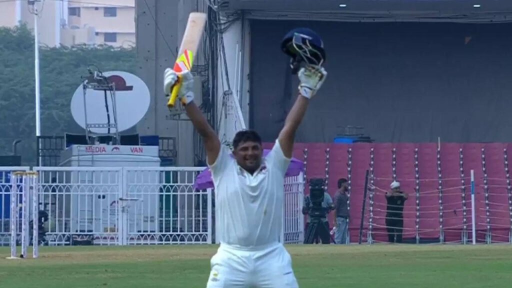 Sarfaraz first Mumbai batter to notch up Irani Cup double ton