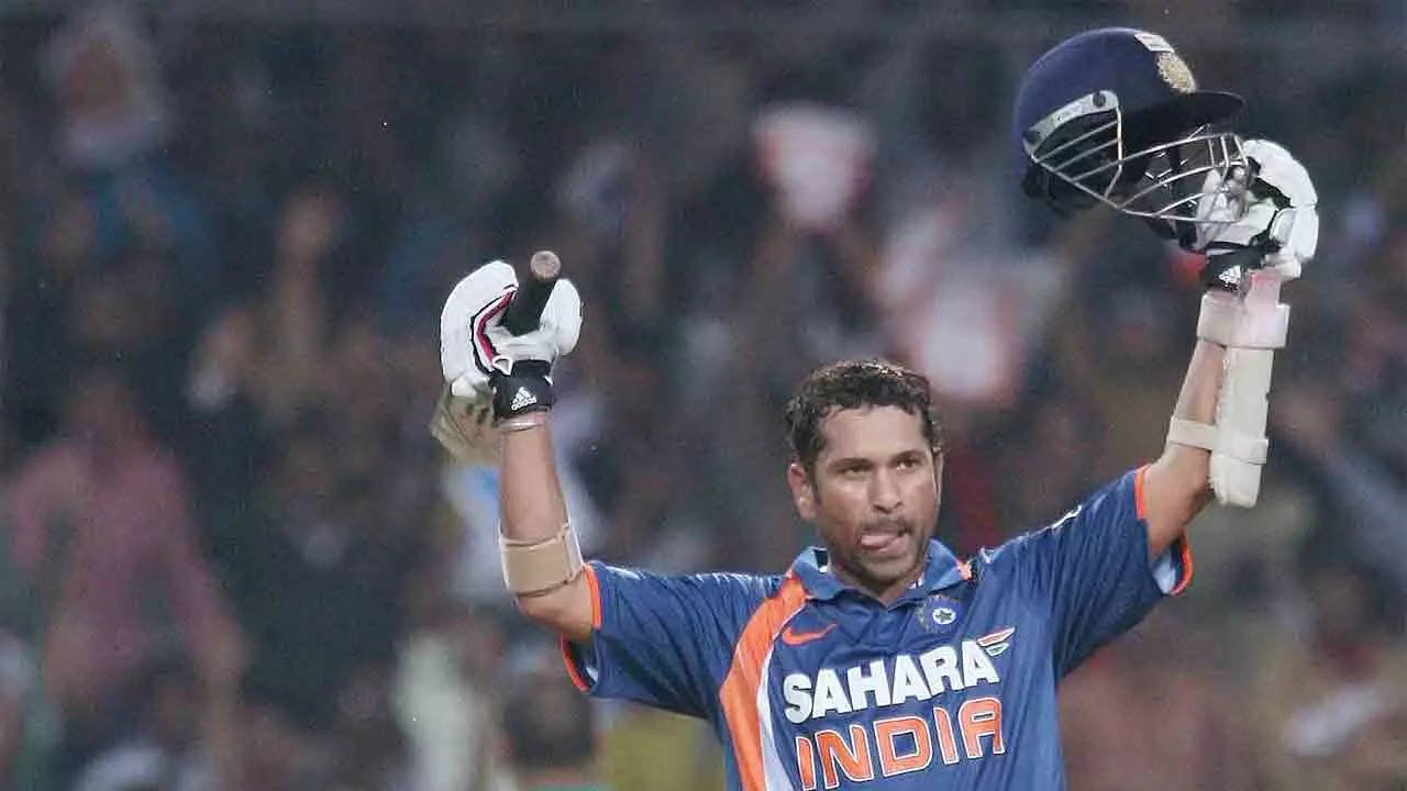 When Sachin became the first batsman to hit 200 in ODIs