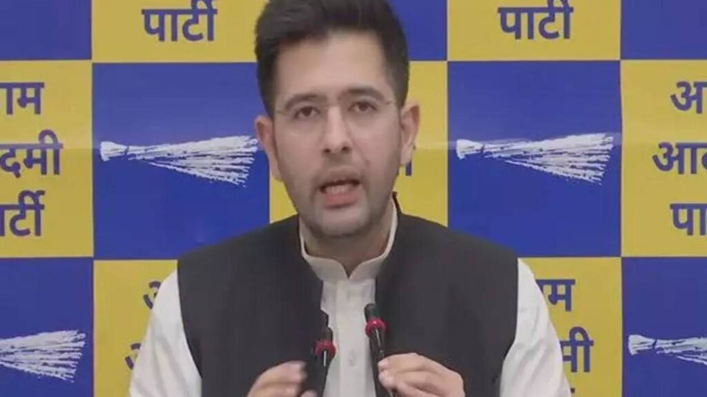 Airlines should compensate passengers for flight delays, AAP’s Raghav Chadha says in RS