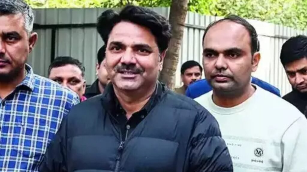 AAP MLA Naresh Balyan’s police custody extended by one day in extortion case